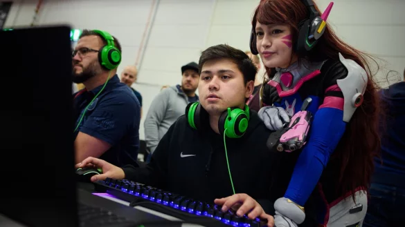 Spielemesse - &copy; Foto: Gregor Fischer/dpa