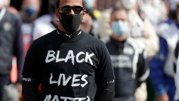 &laquo;Black lives Matter&raquo; - &copy; Foto: Stephanie Lecocq/POOL EPA/AP/dpa