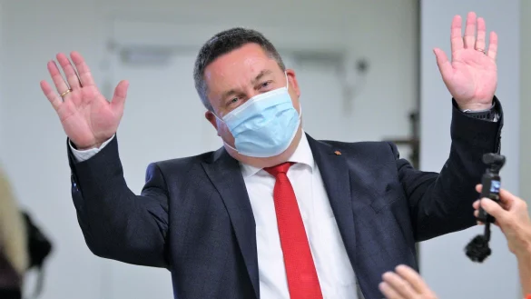 Dr. Axel Lehmann (SPD) hat das Rennen klar f&uuml;r sich entschieden. Er ist erneut zum Landrat gew&auml;hlt worden. - &copy; Dirk Baldus