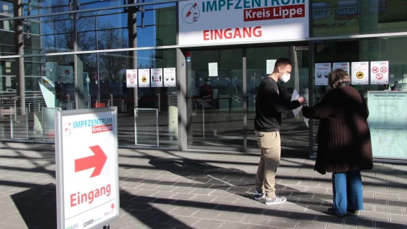 Das Impfzentrum in Lemgo. - &copy; Silke Buhrmester