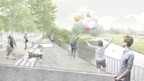 So sollte der Bega-Balkon gegen&uuml;ber dem &bdquo;Beach" eigentlich aussehen. In dieser Form wird daraus nichts.&nbsp; - &copy; Landschaftsarchitekten GM013