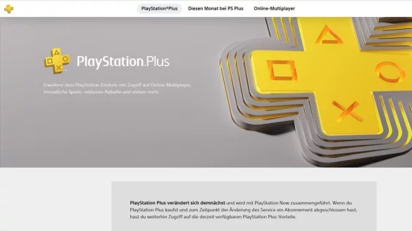 Die Ank&uuml;ndigung von Sony auf der Playstation-Plus-Seite - &copy; Foto: Playstation.com/dpa-tmn