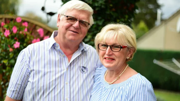 Karl-Heinz und Erika Stanke feiern Goldhochzeit. - &copy; Nicole Ellerbrake