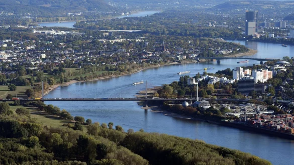 Der Rhein bei Bonn - &copy; Foto: Henning Kaiser/dpa