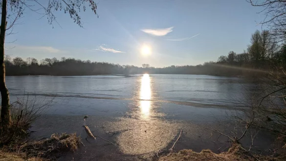 Der idyllische Meschesee in Detmold soll im August 2024 Tatort eines Verbrechens geworden sein. Davon ist die Staatsanwaltschaft Detmold überzeugt. - © Yvonne Glandien