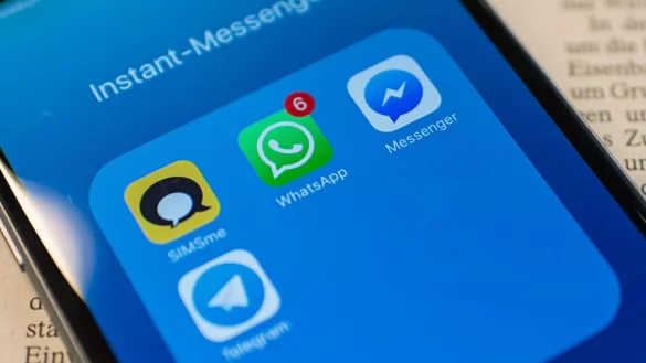 Telegram wieder verf&uuml;gbar - &copy; Foto: Wolfram Kastl/dpa