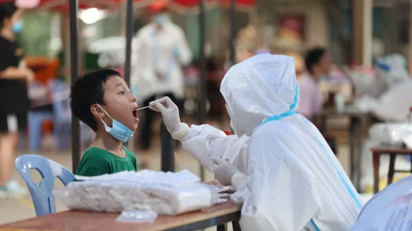 Coronavirus - Kinder - &copy; Foto: Zeng Demeng/XinHua/dpa