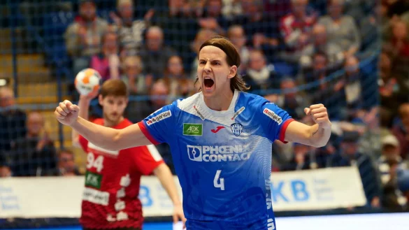 Bei seinem bislang letzten Bundesligaeinsatz f&uuml;r den TBV Lemgo Lippe lief Bjarki Mar Elisson f&ouml;rmlich hei&szlig;. Gegen die HSG Nordhorn-Lingen gelangen ihm 15 Treffer. Foto: J&ouml;rg Hagemann - &copy; J&ouml;rg Hagemann