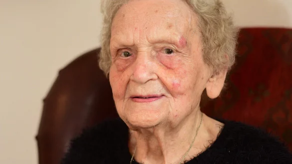 Anny Schierenberg feiert ihren 101. Geburtstag. - &copy; Nicole Ellerbrake