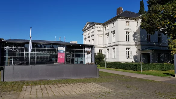 In dem modernen Eingangsgeb&auml;ude des Landesmuseums soll eine neue Klima- und L&uuml;ftungsanlage eingebaut werden. - &copy; Landesverband Lippe