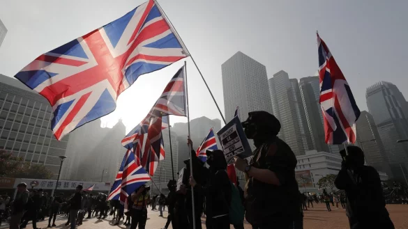 Proteste in Hongkong - &copy; Foto: Lee Jin-Man/AP/dpa