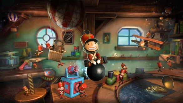 Huiiiiiii! In "Tin Hearts" m&uuml;ssen wir eine Truppe niedlicher Zinnsoldaten sicher Richtung Ausgang begleiten. - &copy; Wired Productions