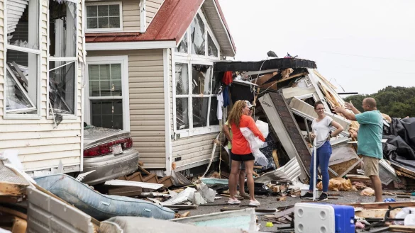 Wohnwagenpark - &copy; Foto: Julia Wall/TNS via ZUMA Wire