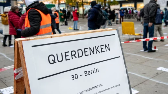 &laquo;Querdenker&raquo;-Demo - &copy; Foto: Fabian Sommer/dpa