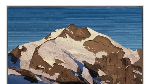 Berge sind für Felix Rehfeld eine malerische Herausforderung. - © Felix Rehfeld