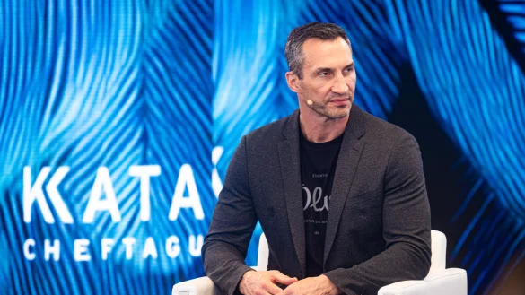 Ex-Boxweltmeister Wladimir Klitschko ist zu Gast bei der Katag-Cheftagung in Bielefeld. - © Mike-Dennis Mueller / www.mdm.photo