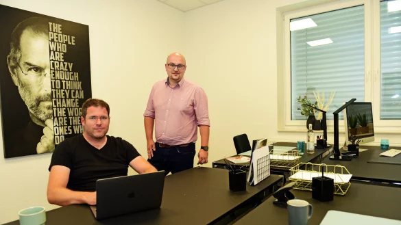 Betreiber Henrik Le&szlig;mann und Dennis Hippler. - &copy; Nicole Ellerbrake