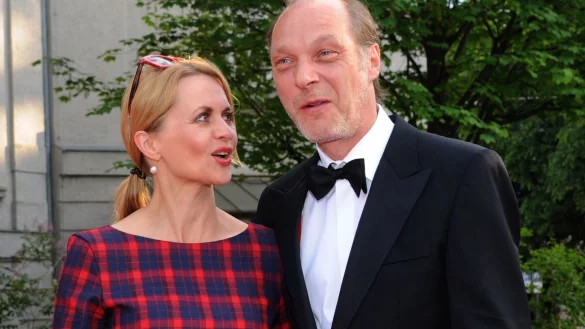 Schauspieler-Paar Brambach und Sommer - &copy; Foto: Ursula D&uuml;ren/dpa