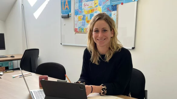 Anne Stocksmeier arbeitet nun viel vor den Bildschirmen. Fotorechte: Anne Stocksmeier - &copy; Anne Stocksmeier