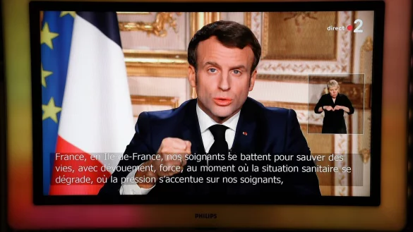 Macron - &copy; Foto: Ludovic Marin/AFP/dpa