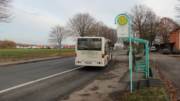 Abfahrt am Königskrug: Ab dem 11. Dezember kommen die Lockhauser mit dem Bus direkt zum ZOB oder auch bis nach Wüsten. - © Katrin Kantelberg