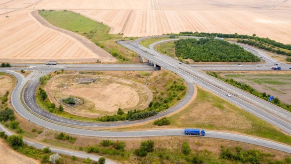 Baubeginn A 143 Westumfahrung Halle - &copy; Foto: Jan Woitas/zb/dpa