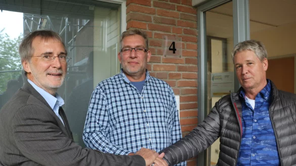 Freuen sich &uuml;ber die Kooperation: (von links) Udo Zippel, Andreas Meierjohann und Klaus Wollny. - &copy; Guntmar Wolff