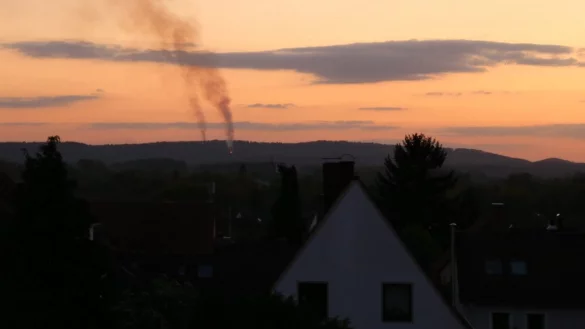 Auch von Schildesche aus ist das Feuer zu sehen - &copy; Lena Kley