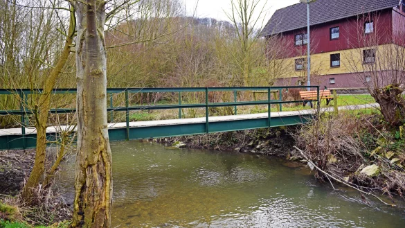 Auch in Nalhof schwillt die Exter bei Stark- oder Dauerregen an. - © Archivfoto: Nicole Ellerbrake