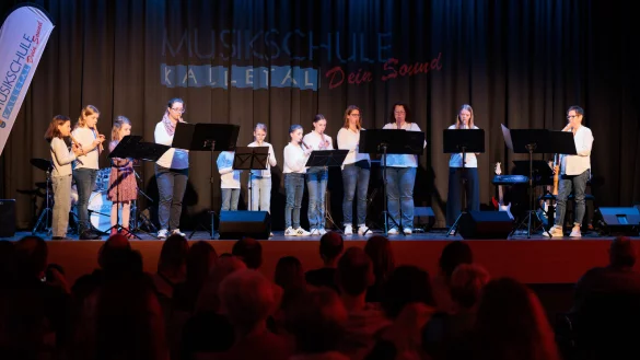 Beim Jahresabschlusskonzert der Musikschule Kalletal zeigten die Ensembles, was sie gelernt haben. - © Max Krause