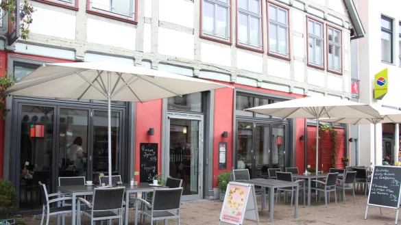 Das Caf&eacute; Vielfalt in der Lemgoer Mittelstra&szlig;e. - &copy; Marlen Grote