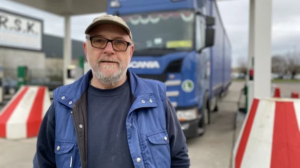 Axel Fischer aus Hiddenhausen hat alle H&ouml;hen und Tiefen des Lebens als Lkw-Fahrer durchgemacht. - &copy; Mitsuo Martin Iwamoto