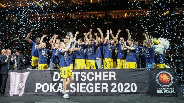 Pokalsieger 2020: Alba Berlin - &copy; Foto: Andreas Gora/dpa