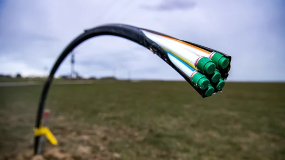 Glasfaserausbau - &copy; Foto: Sina Schuldt/dpa