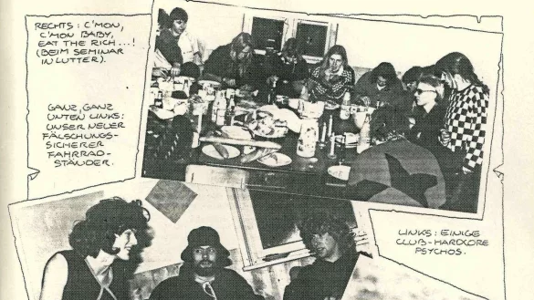 Erinnerungen: Ein Ausschnitt aus der hauseigenen Zeitung zeigt die zahlreichen Aktivit&auml;ten, Geschehnisse und die beteiligten Menschen rund um den &bdquo;Studentenclub Lemgo".&nbsp; - &copy; Till Sadlowski