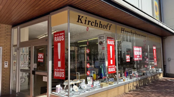 Das Haushaltswaren-Fachgesch&auml;ft "Kirchhoff" hat &uuml;ber Jahrzehnte hinweg das Stadtbild gepr&auml;gt. - &copy; Sandra Castrup