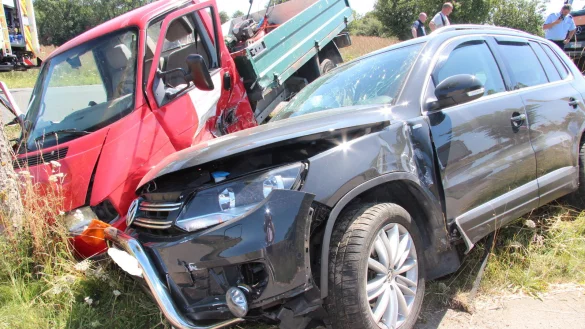 Unfall auf der B66. - © Cordula Gröne