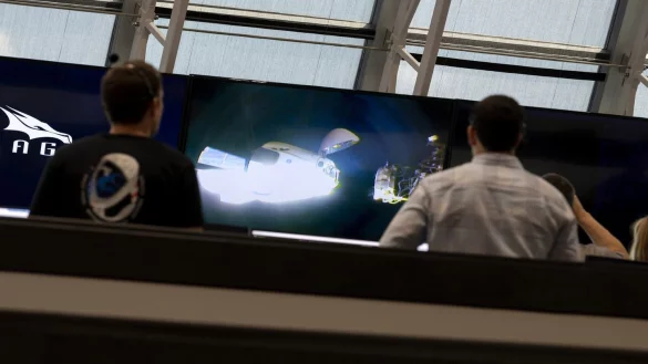 Andockman&ouml;ver - &copy; Foto: Joel Kowsky/NASA/AP/dpa