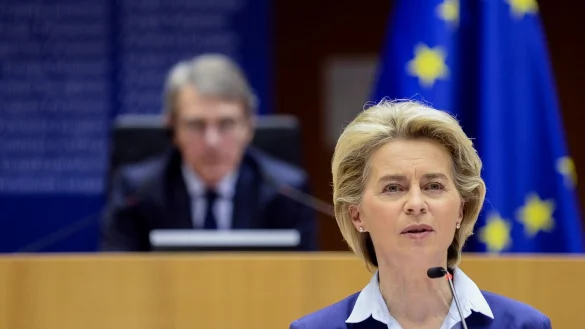 Ursula von der Leyen - © Foto: Johanna Geron/Reuters Pool/AP/dpa