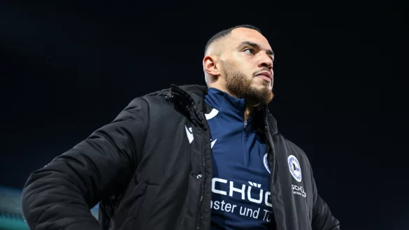 Arminia-Angreifer Jeredy Hilterman schließt sich einem anderen Klub an. - © Teresa. Kroeger