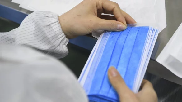 Schutzmasken - &copy; Foto: Wang Quanchao/XinHua/dpa