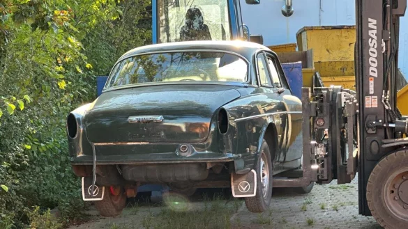 Dieser Volvo Amazon 122S wurde von einem L&ouml;hner Schrottplatz gerettet. - &copy; Stein Christian Husby