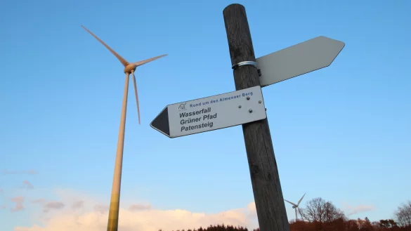 Windenergieanlage bei Rickbruch: Wohin der Weg in Sachen Konzentrationszonen f&uuml;hrt, hat die Extertaler Politik festgelegt. - &copy; Jens Rademacher