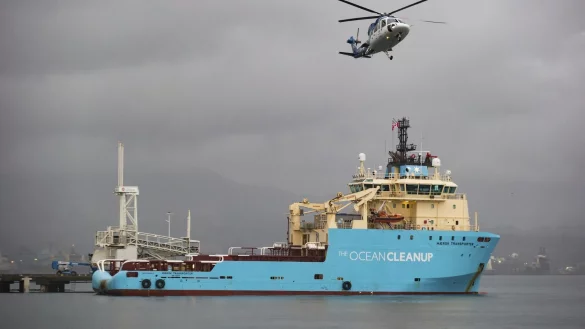 &laquo;Ocean-Cleanup&raquo; - &copy; Foto: Darryl Dyck/The Canadian Press/AP/dpa