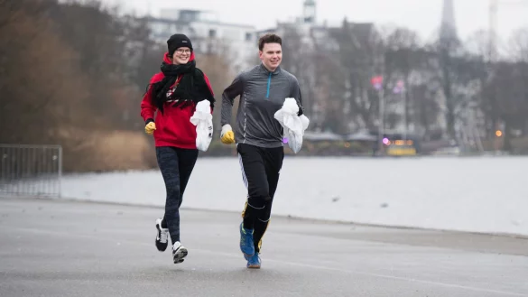 &laquo;Plogging&raquo; - &copy; Foto: Daniel Reinhardt