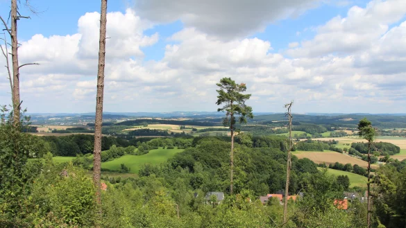 Der Ritterweg liefert wunderbare Ausblicke auf die umliegende Region. - © Freya Köhring