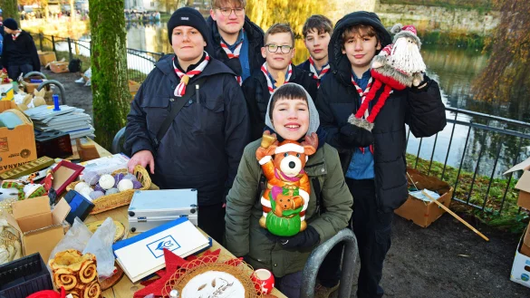 Die Pfadfinder sammeln wieder Tr&ouml;delware f&uuml;r den Flohmarkt an der Ameide. - &copy; Archivbild: Nicole Ellerbrake