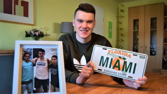 Eine ganz besondere Verbindung hat Kevin de le Roi zu Luis aus den USA &ndash; aus einer spontanen Hilfsaktion ist eine innige Freundschaft geworden. Im Juli fliegt der 21-J&auml;hrige aus Lothe erneut in die Staaten. - &copy; Greta Wiedemeier