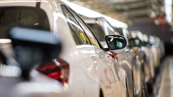 Autoproduktion - &copy; Foto: Sebastian Gollnow/dpa