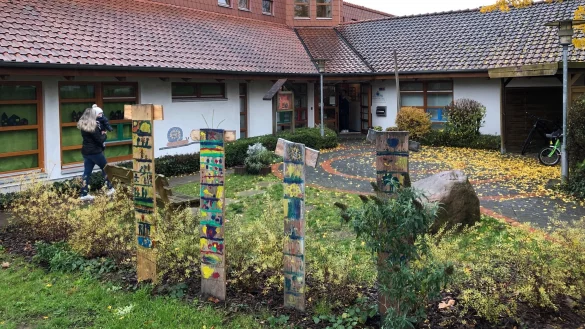 Im Bereich der 1992 erbauten Kita Hermannstra&szlig;e k&ouml;nnten aus Sicht der Verwaltung weitere 30 Pl&auml;tze angesiedelt werden. - &copy; Thomas Reineke